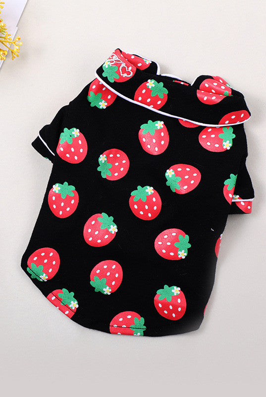 KFX-3409725 Casual Cotton Pajamas for Dogs - Perfect for Air-Conditioned Rooms