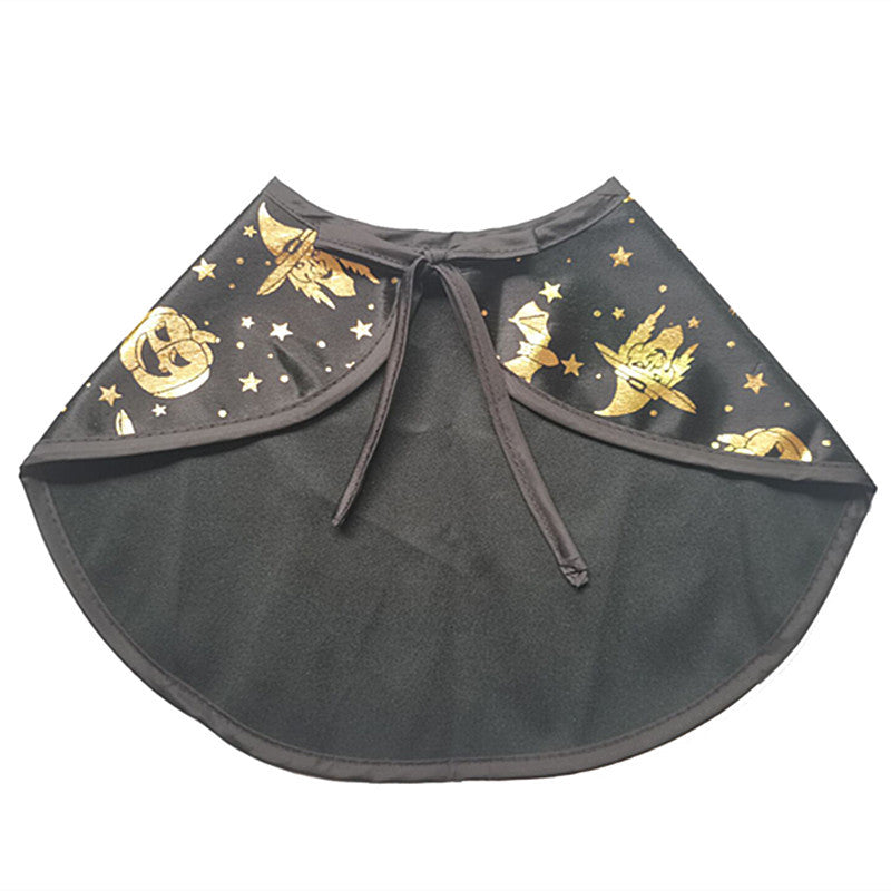 KFX-3410493 Wizard Cloak and Hat Set for Pets – Polyester Halloween Costume in S, M, L Sizes