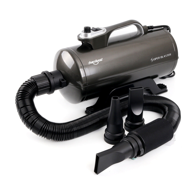 KFX-3410749 Professional Dual-Motor Portable Pet Dryer for Dogs and Cats - 2200W with Stepless Speed Control