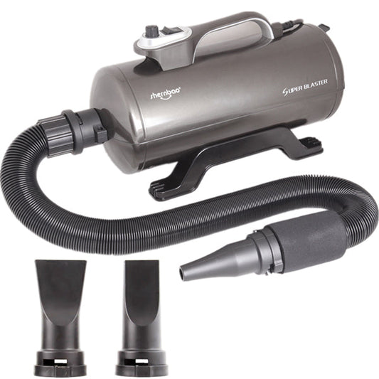 KFX-3410749 Professional Dual-Motor Portable Pet Dryer for Dogs and Cats - 2200W with Stepless Speed Control