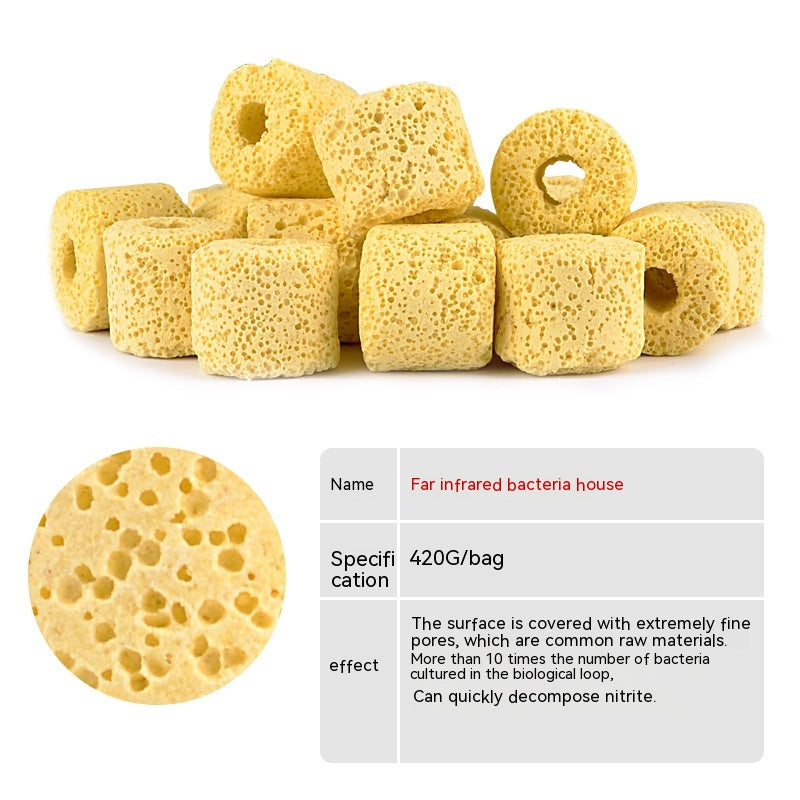 KFX-3412157 Ceramic Fish Tank Filter Material - 10-in-1 & 12-in-1 Efficient Filtration Media