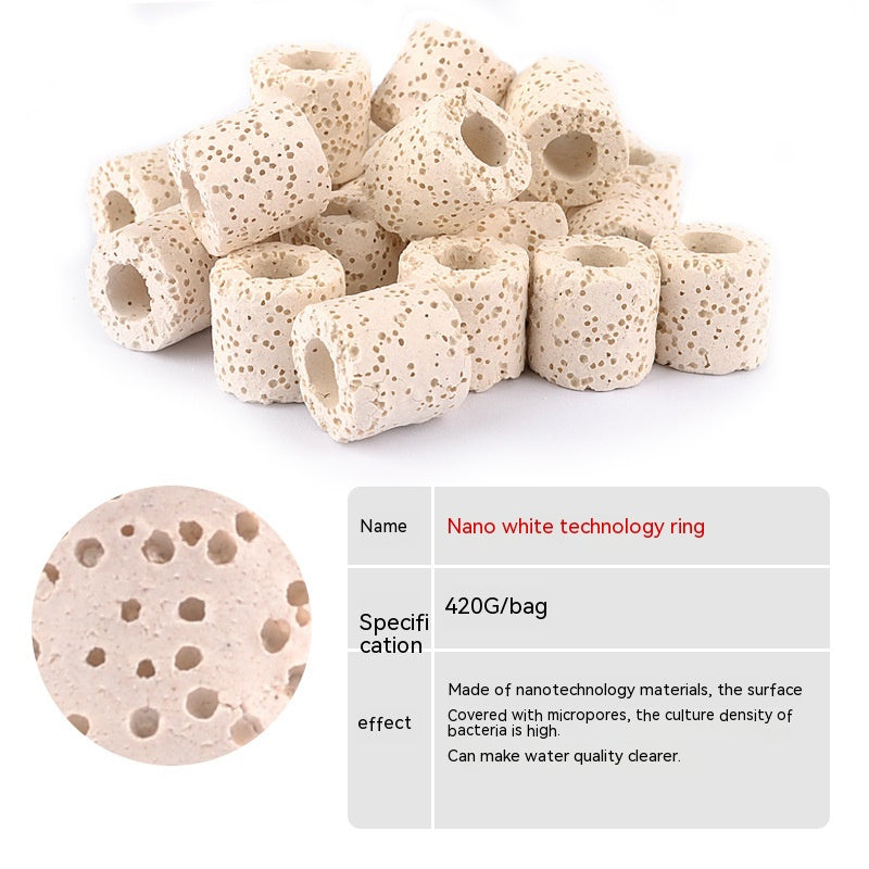 KFX-3412157 Ceramic Fish Tank Filter Material - 10-in-1 & 12-in-1 Efficient Filtration Media