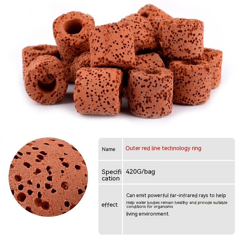 KFX-3412157 Ceramic Fish Tank Filter Material - 10-in-1 & 12-in-1 Efficient Filtration Media