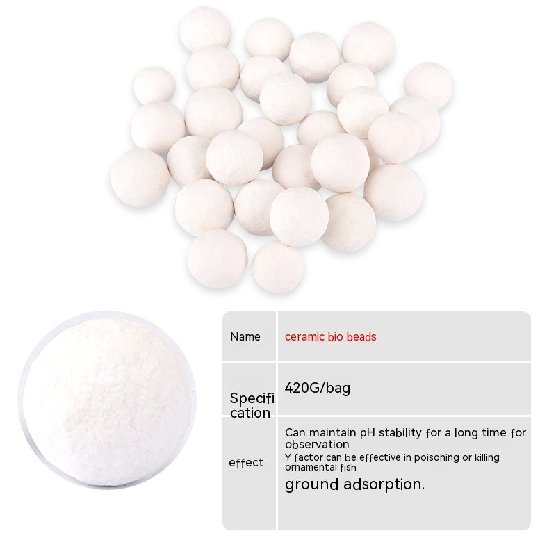 KFX-3412157 Ceramic Fish Tank Filter Material - 10-in-1 & 12-in-1 Efficient Filtration Media