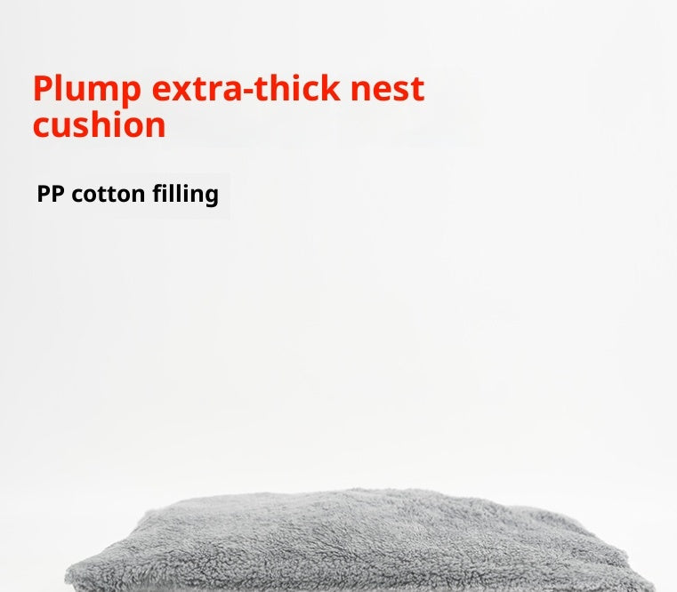 KFX-3412541 Cozy PP Cotton House for Small Dogs and Cats - Winter Warm Nest