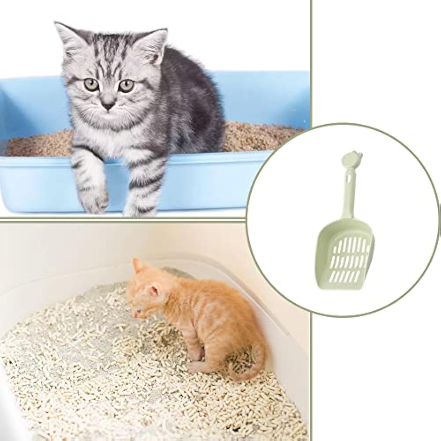 KFX-3416125 Durable Cat Litter Scoop for Easy Cleaning and Odor Control
