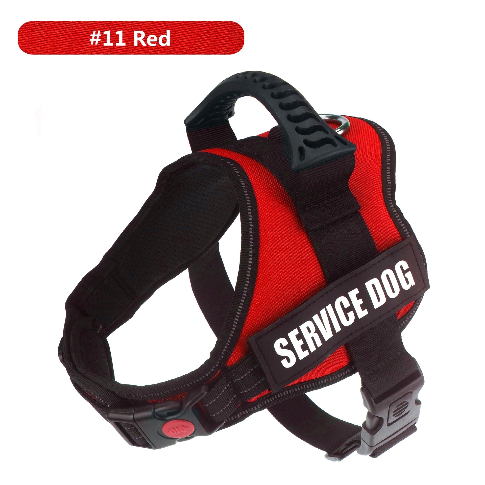 KFX-3417917 Large Dog Chest Strap with Velcro for Collar and Lead Attachment, Nylon Material