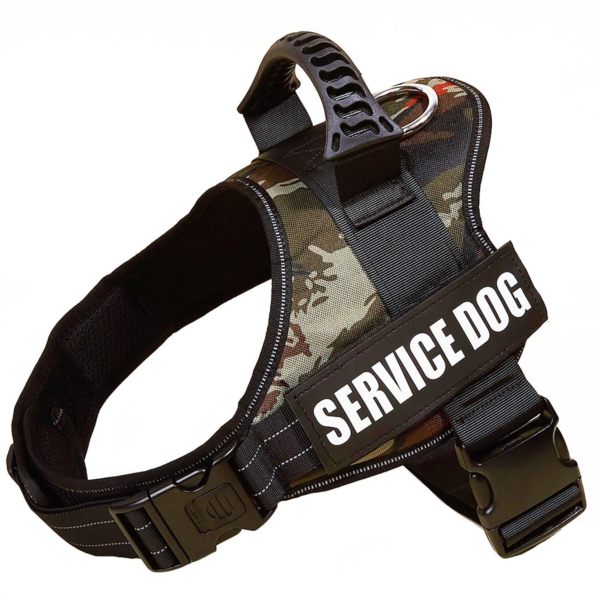 KFX-3417917 Large Dog Chest Strap with Velcro for Collar and Lead Attachment, Nylon Material