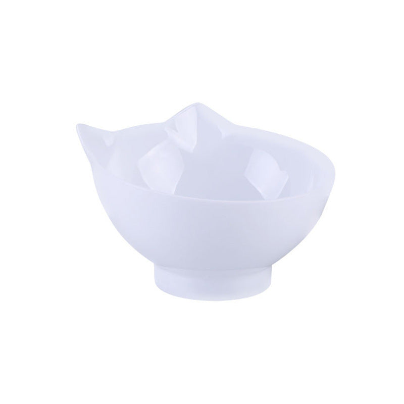KFX-3418813 Ergonomic Double Bowl Feeder for Cats and Dogs with Neck Protection and Easy Clean Design