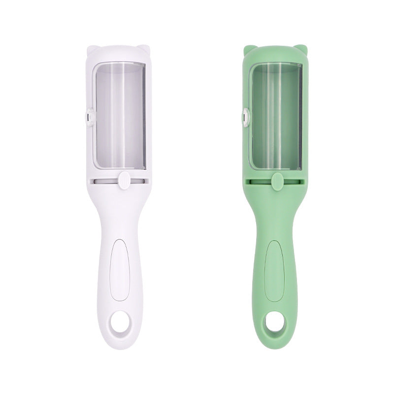 KFX-3420221 Pet Hair Removal Comb and Roller - Dual Function Grooming Tool for Dogs