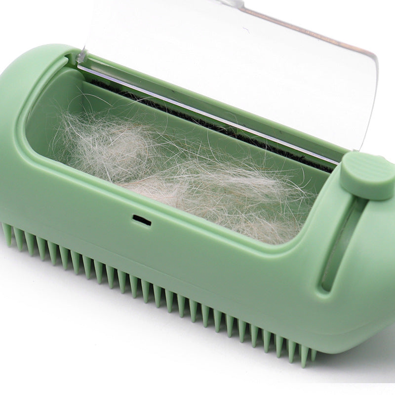 KFX-3420221 Pet Hair Removal Comb and Roller - Dual Function Grooming Tool for Dogs