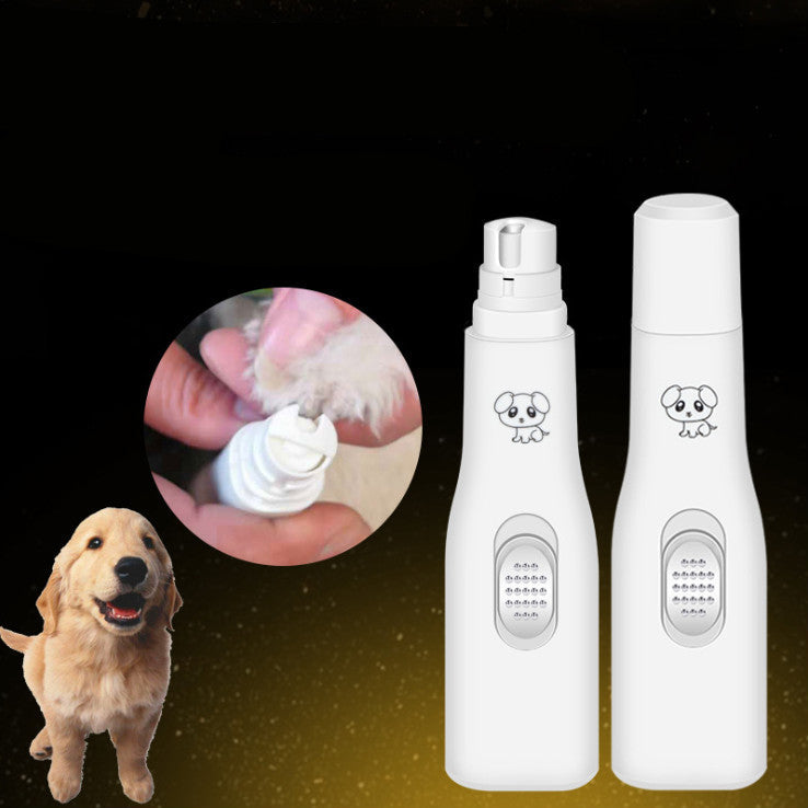 KFX-3428157 Electric Nail Polisher for Pets - 13.5cm Portable Grooming Tool for Dogs and Cats