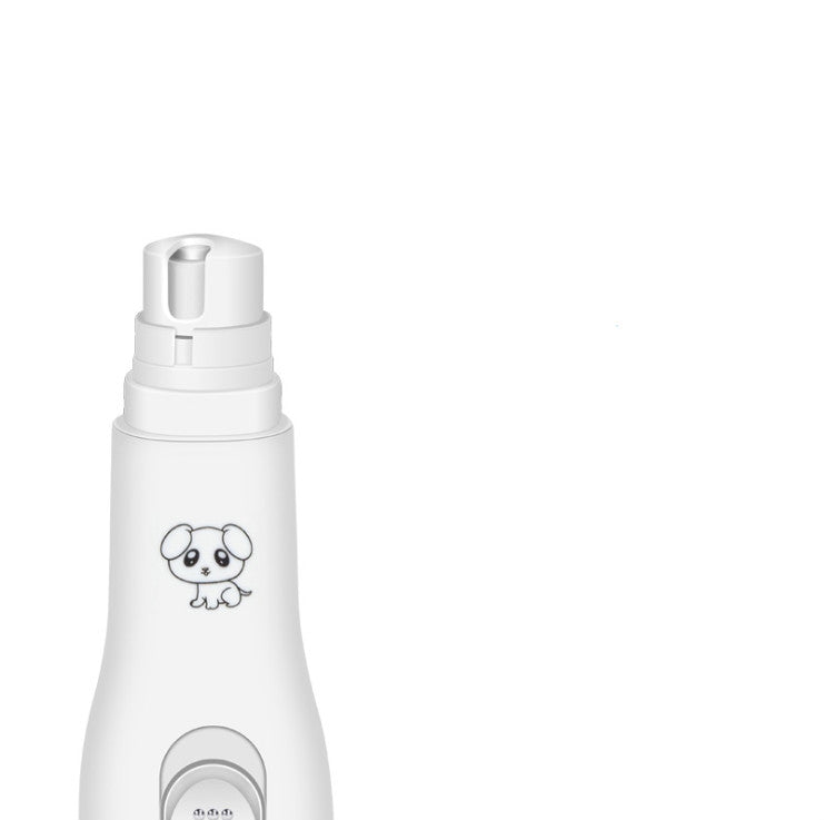 KFX-3428157 Electric Nail Polisher for Pets - 13.5cm Portable Grooming Tool for Dogs and Cats