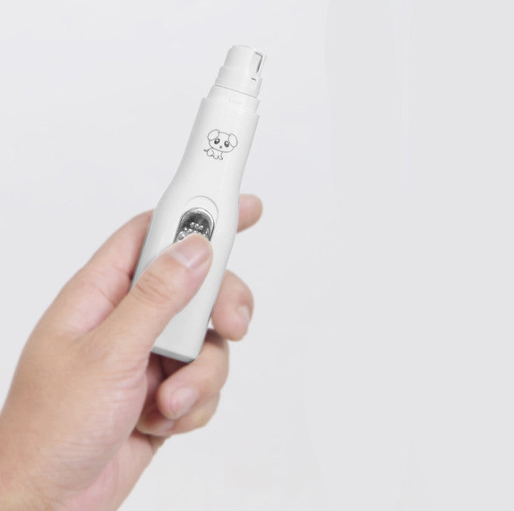 KFX-3428157 Electric Nail Polisher for Pets - 13.5cm Portable Grooming Tool for Dogs and Cats