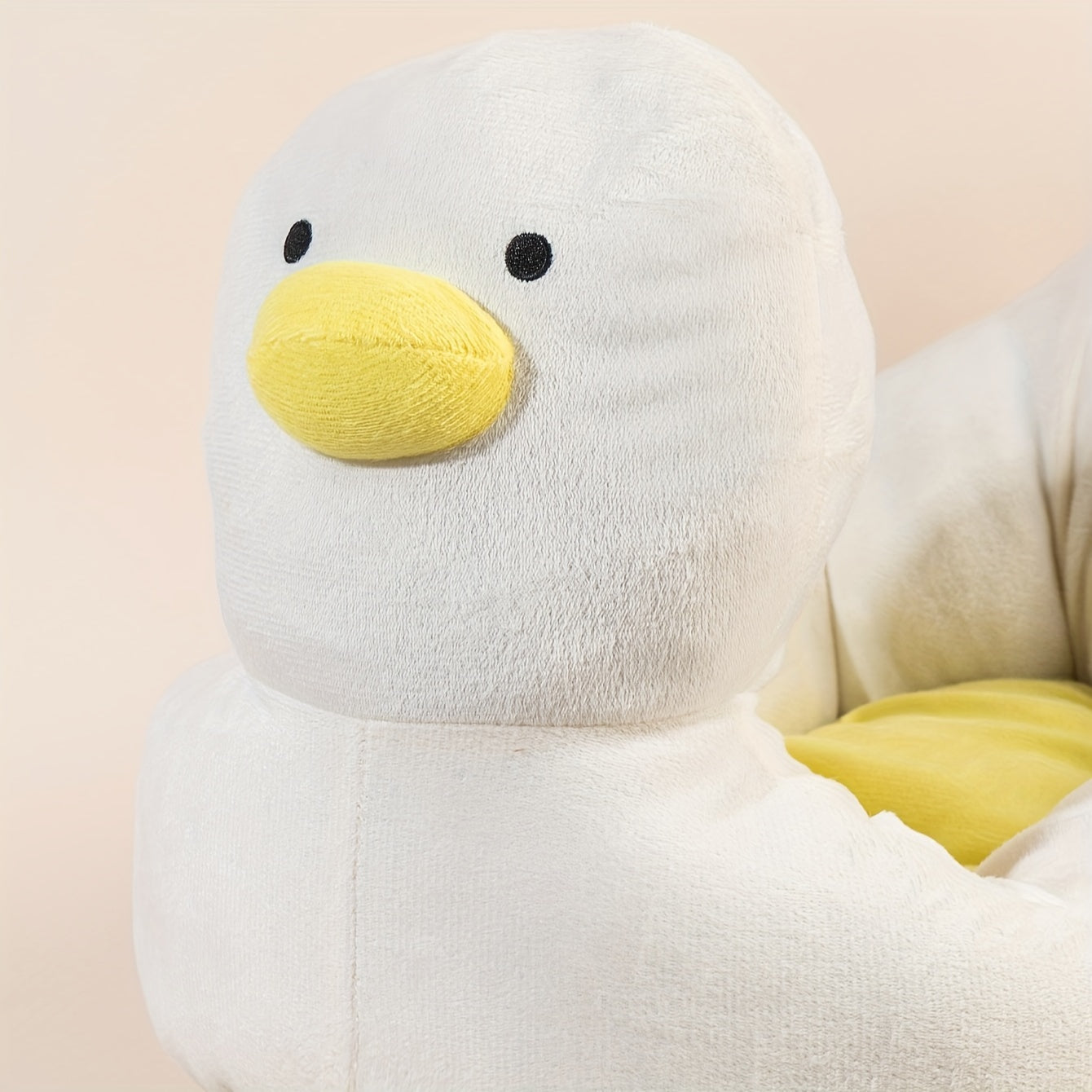 KFX-3428541 Duck Shape Fluffy Pet Bed Sofa for Small Dogs and Cats - Soft Polyester Sleeping Nest for All Seasons