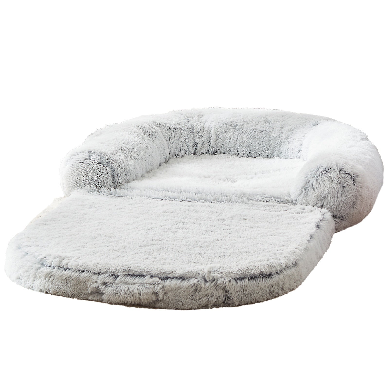 KFX-3428797 Removable and Washable Human Pet Sofa Doghouse Bed in Light and Dark Gray, 6XL Size