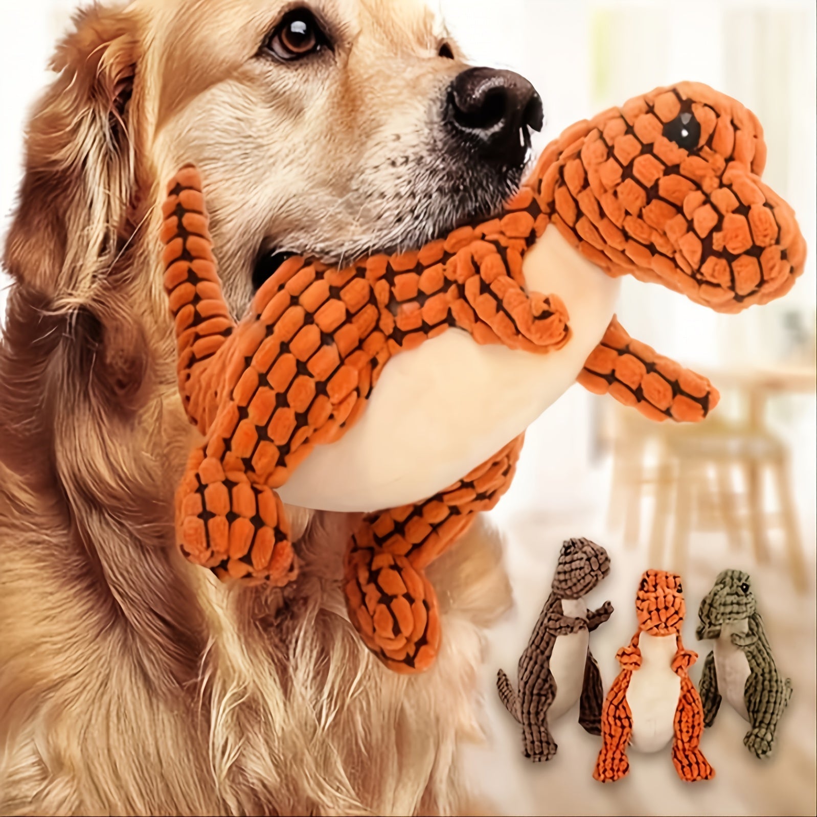 KFX-3431613 Interactive Sound Toy for Dogs - Durable Chew, Boredom Relief for Small Puppies and Large Dogs - 35x22x11cm