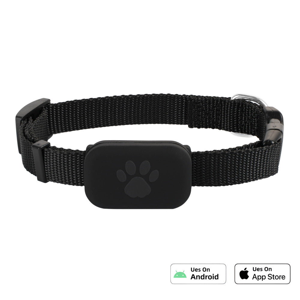 KFX-3432125 Smart Silicone Pet Collar Locator with App Connection and Long Battery Life