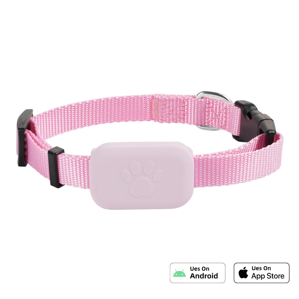 KFX-3432125 Smart Silicone Pet Collar Locator with App Connection and Long Battery Life