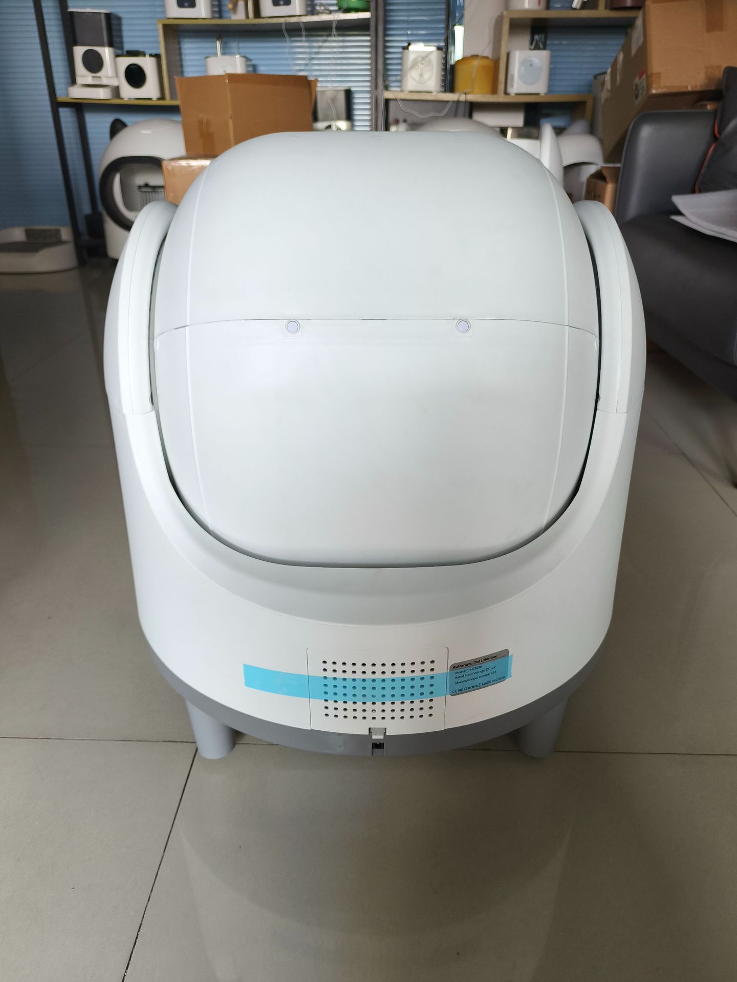 KFX-3433917 Intelligent Fully Automatic Cat Litter Box with Smart Control and Air Purification