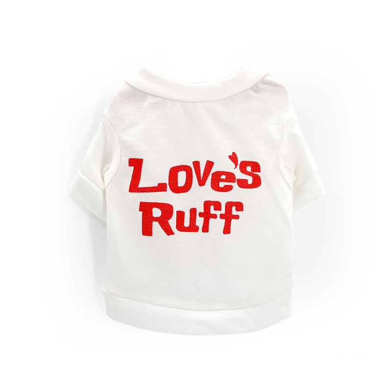 KFX-3434301 Casual Cotton T-Shirt for Pets - Comfortable Leisure Wear