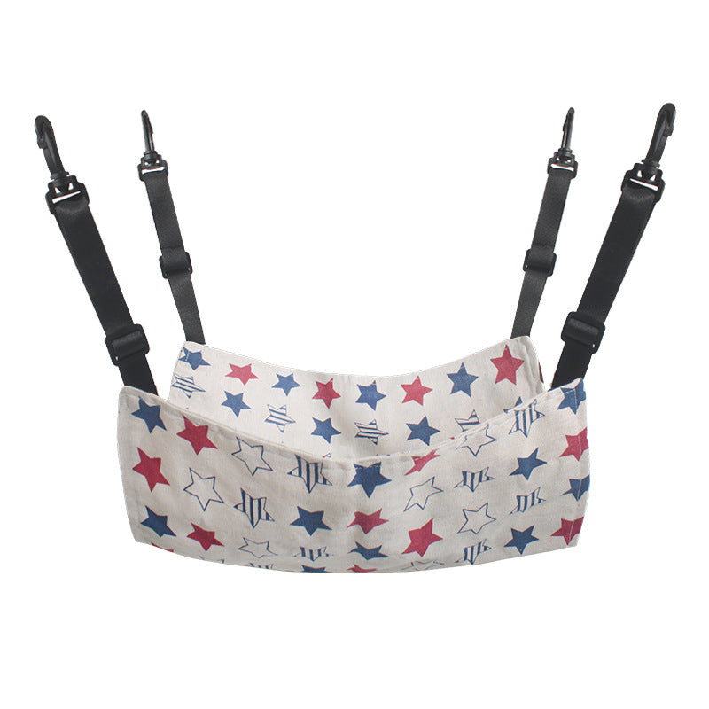 KFX-3437501 Cozy Adjustable Hammock Bed for Cats - Durable Indoor Pet Hanging Seat with Plush Winter Option
