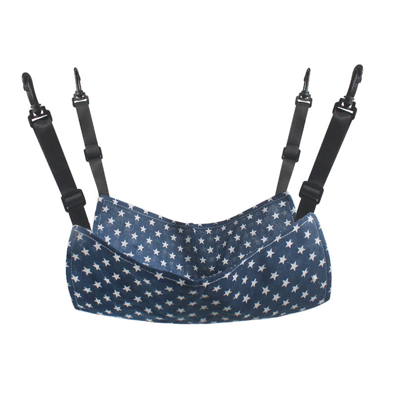 KFX-3437501 Cozy Adjustable Hammock Bed for Cats - Durable Indoor Pet Hanging Seat with Plush Winter Option