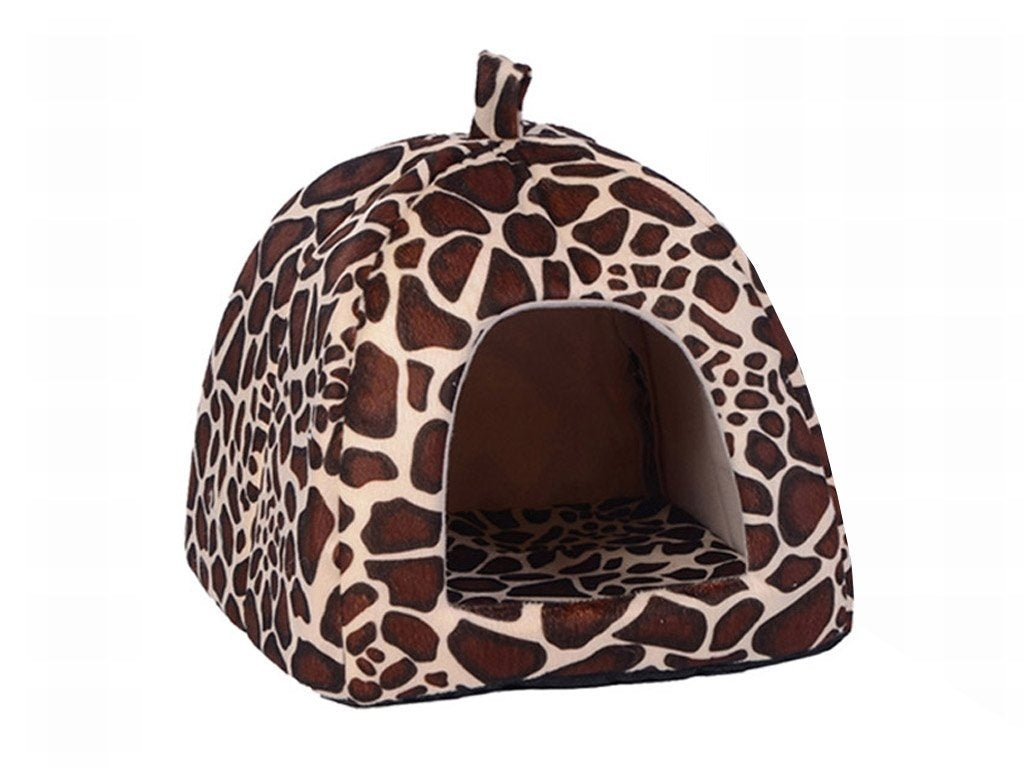 KFX-3439933 Cozy Cotton Pet House with Sturdy Low Foot Railing for Comfort and Stability