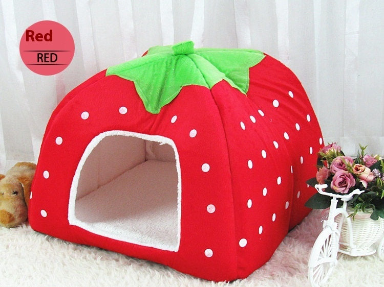 KFX-3439933 Cozy Cotton Pet House with Sturdy Low Foot Railing for Comfort and Stability
