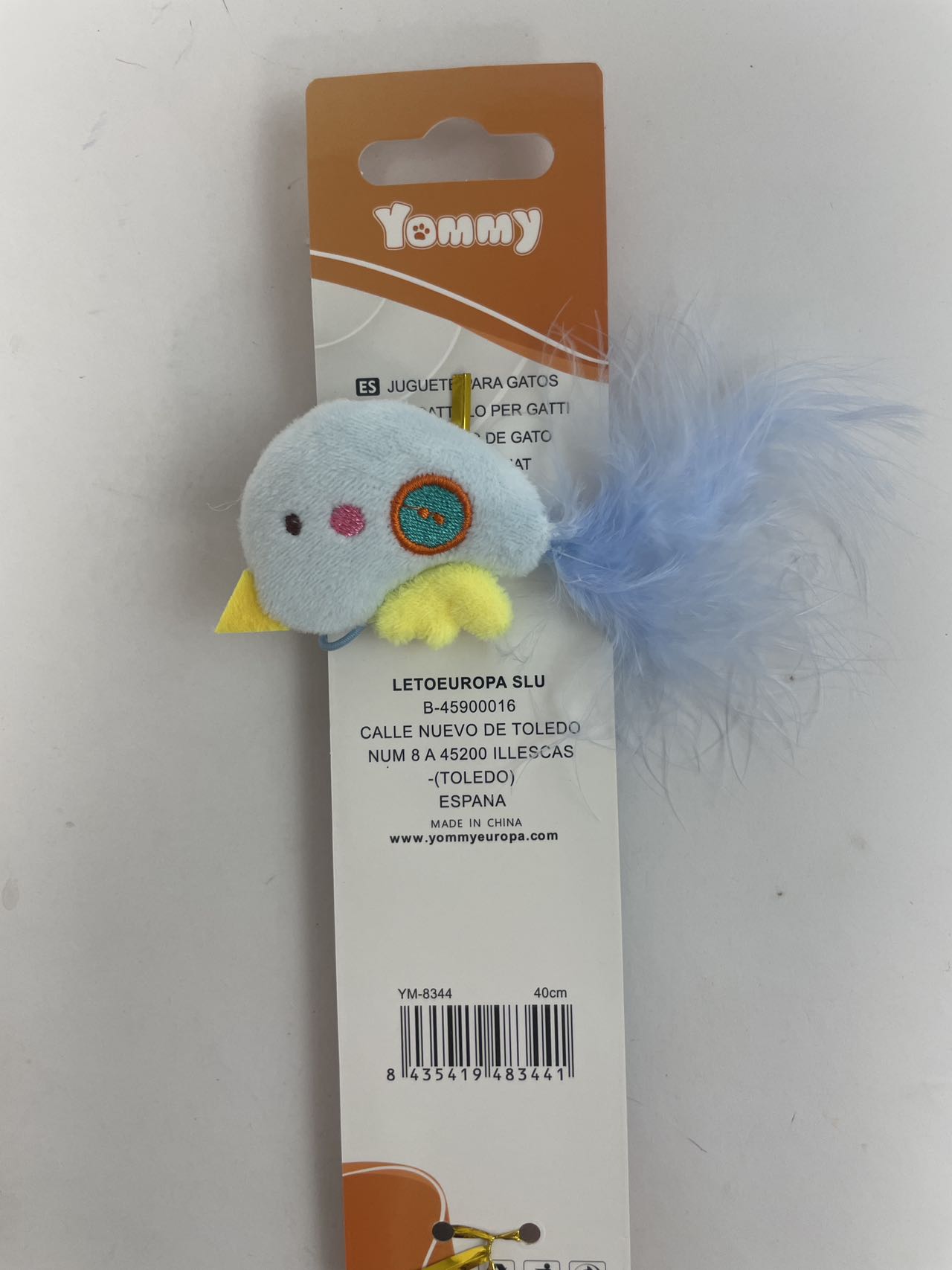 KFX-3440701 Whimsical Cat Toy on a Stick for Interactive Playtime