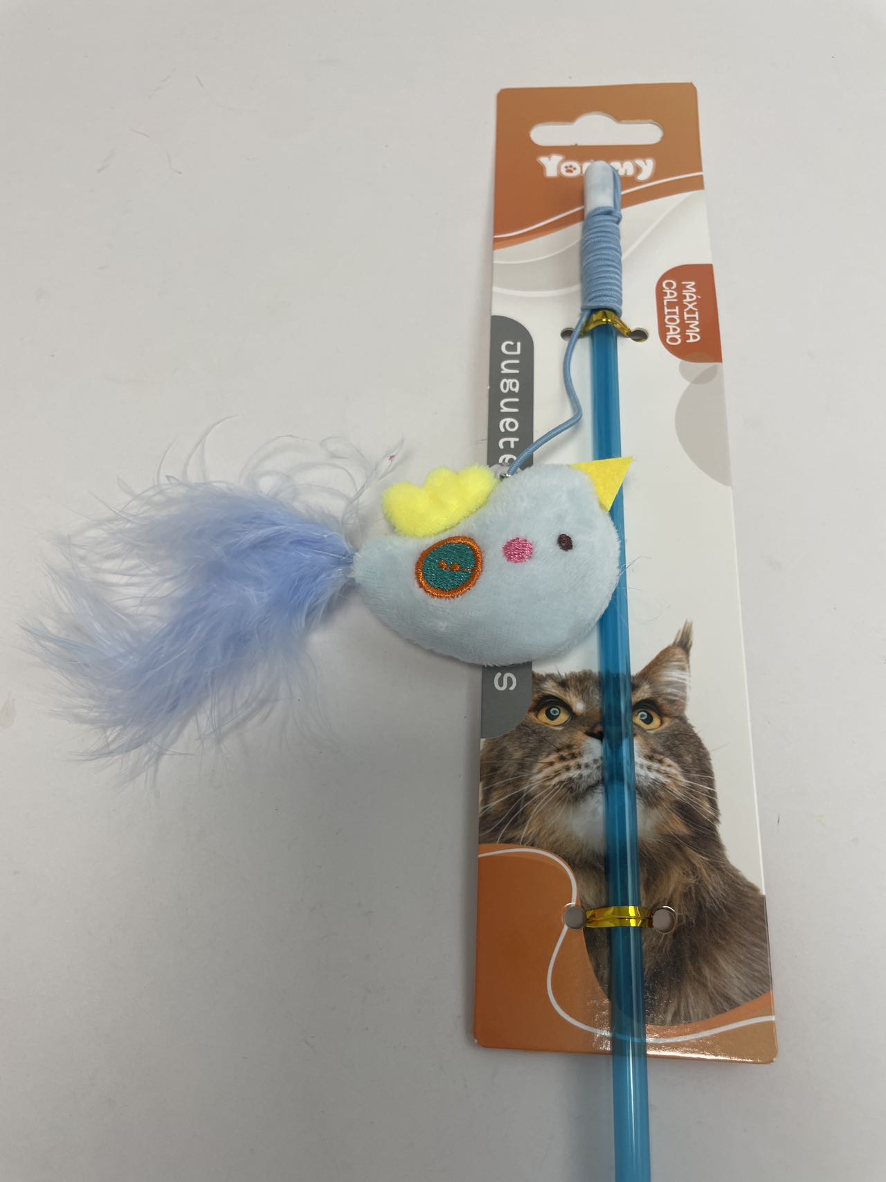 KFX-3440701 Whimsical Cat Toy on a Stick for Interactive Playtime