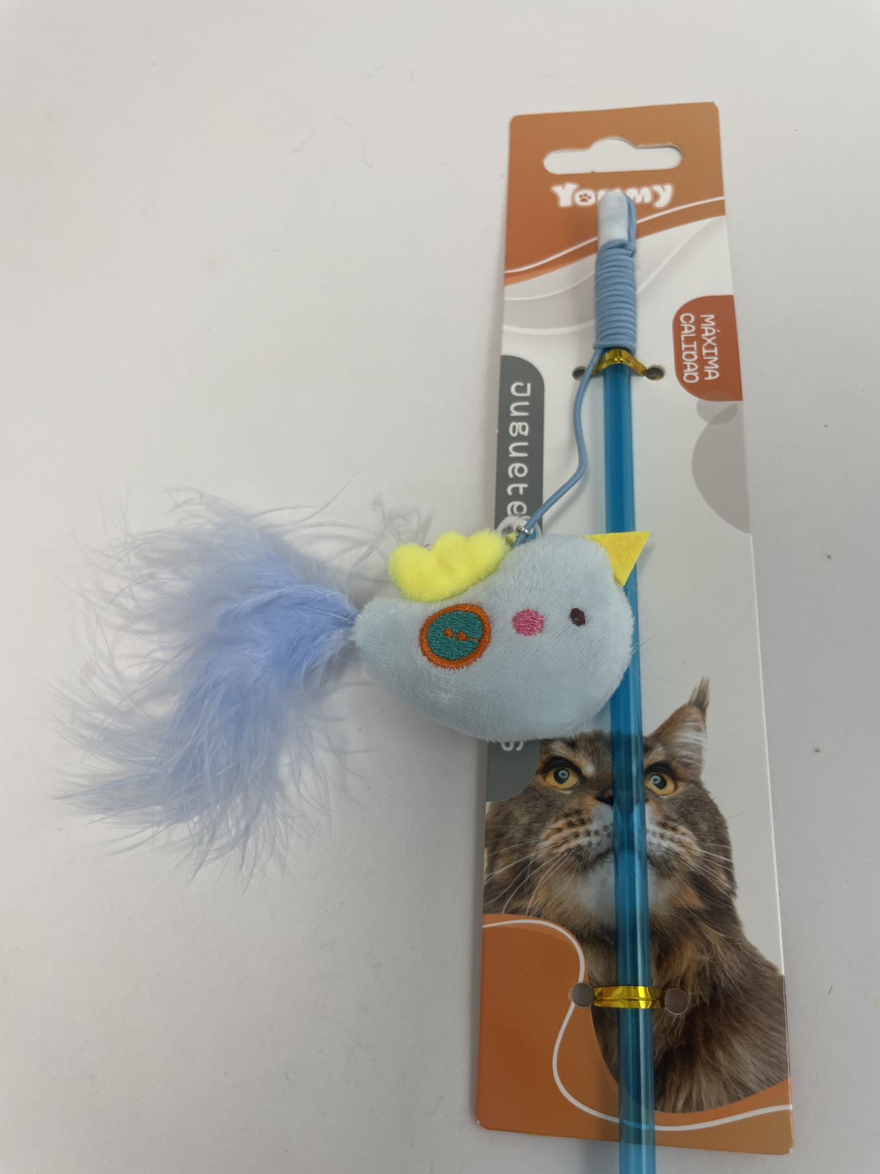 KFX-3440701 Whimsical Cat Toy on a Stick for Interactive Playtime