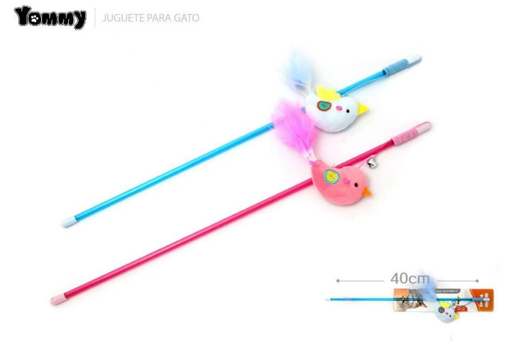 KFX-3440701 Whimsical Cat Toy on a Stick for Interactive Playtime