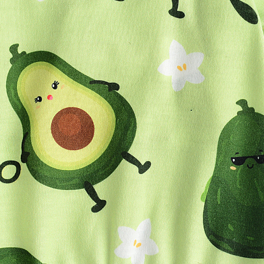 KFX-3441469 Four Seasons Cotton Dog Jumpsuit in Grass Green - Casual Pet Pajamas for All Sizes