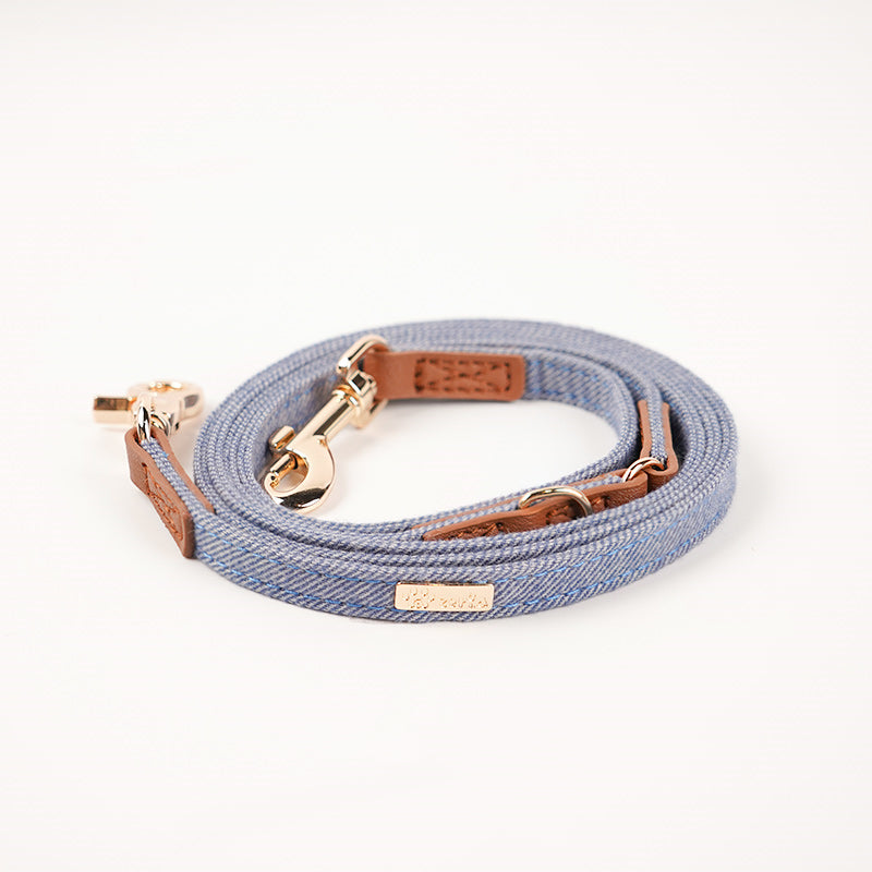 KFX-3443645 Adjustable Anti-Lost Dog Collar with Matching Hand Holding Rope and Bandana for Shiba Inu