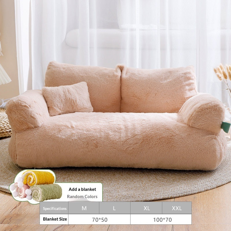 KFX-3445693 All-Season Removable and Washable Pet Bed with Enhanced Warmth Options for Small to Extra Large Pets