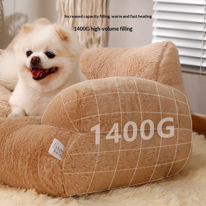 KFX-3445693 All-Season Removable and Washable Pet Bed with Enhanced Warmth Options for Small to Extra Large Pets