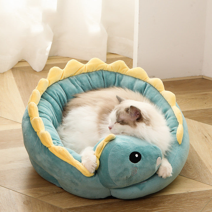 KFX-3457213 Cozy Cat Nest Filled with High Resilience Cloud Cotton in Soft Plush Fabrics