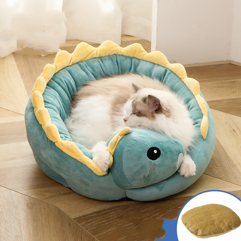 KFX-3457213 Cozy Cat Nest Filled with High Resilience Cloud Cotton in Soft Plush Fabrics