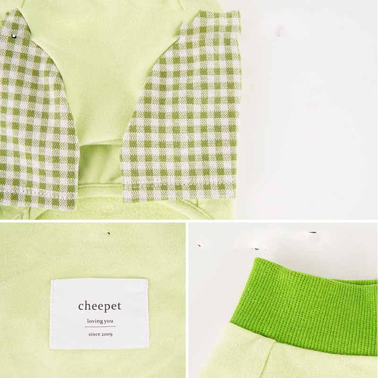 KFX-3457725 Soft Knitted Pet Shirt for Small Dogs in Swan Blue, Matcha Green, and Chocolate