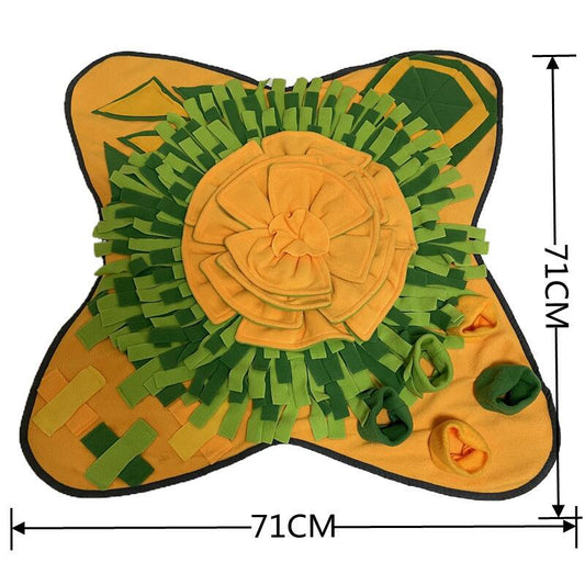 KFX-3457981 Anti-Slip Polar Fleece Slow Food Sniffing Pad for Cats and Dogs