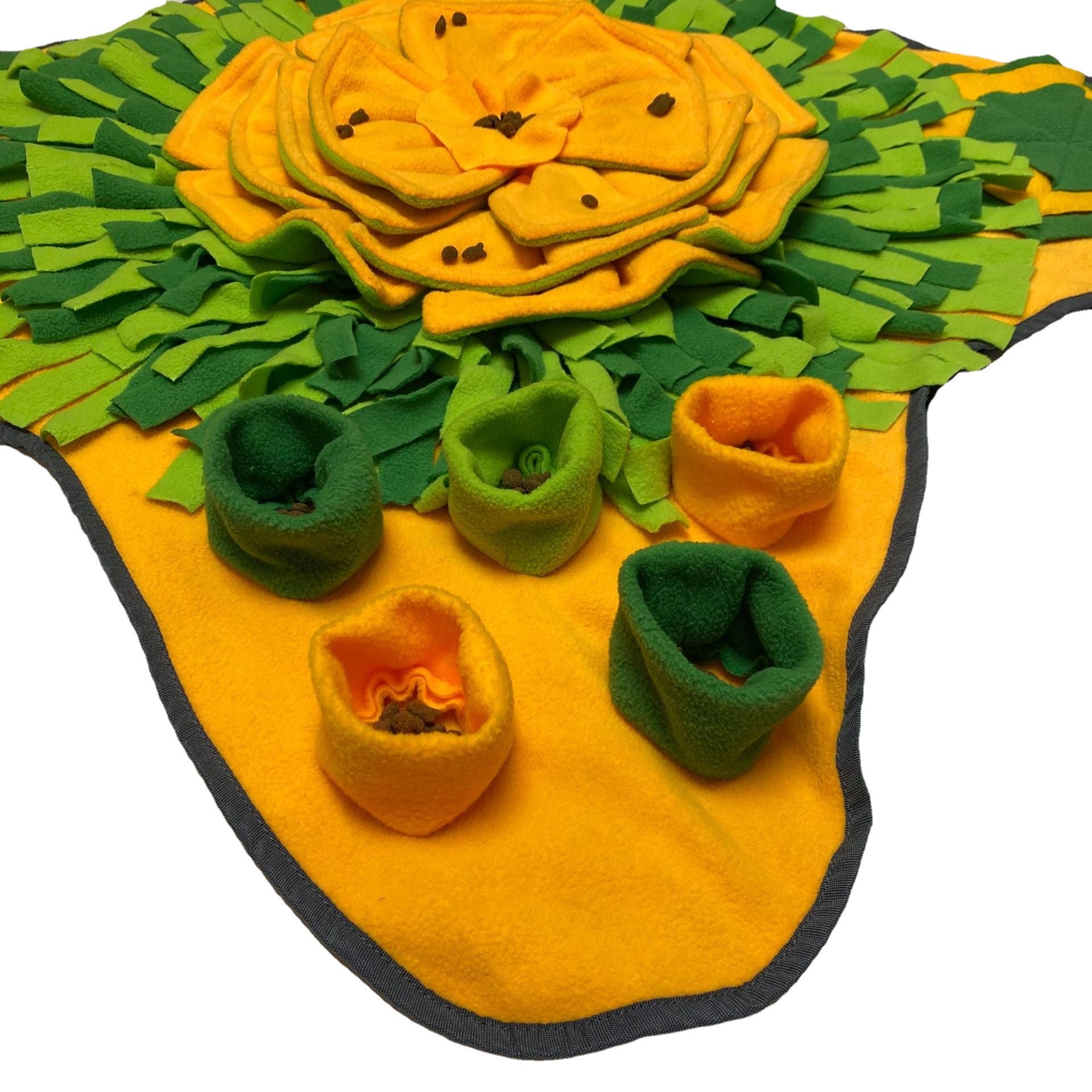 KFX-3457981 Anti-Slip Polar Fleece Slow Food Sniffing Pad for Cats and Dogs