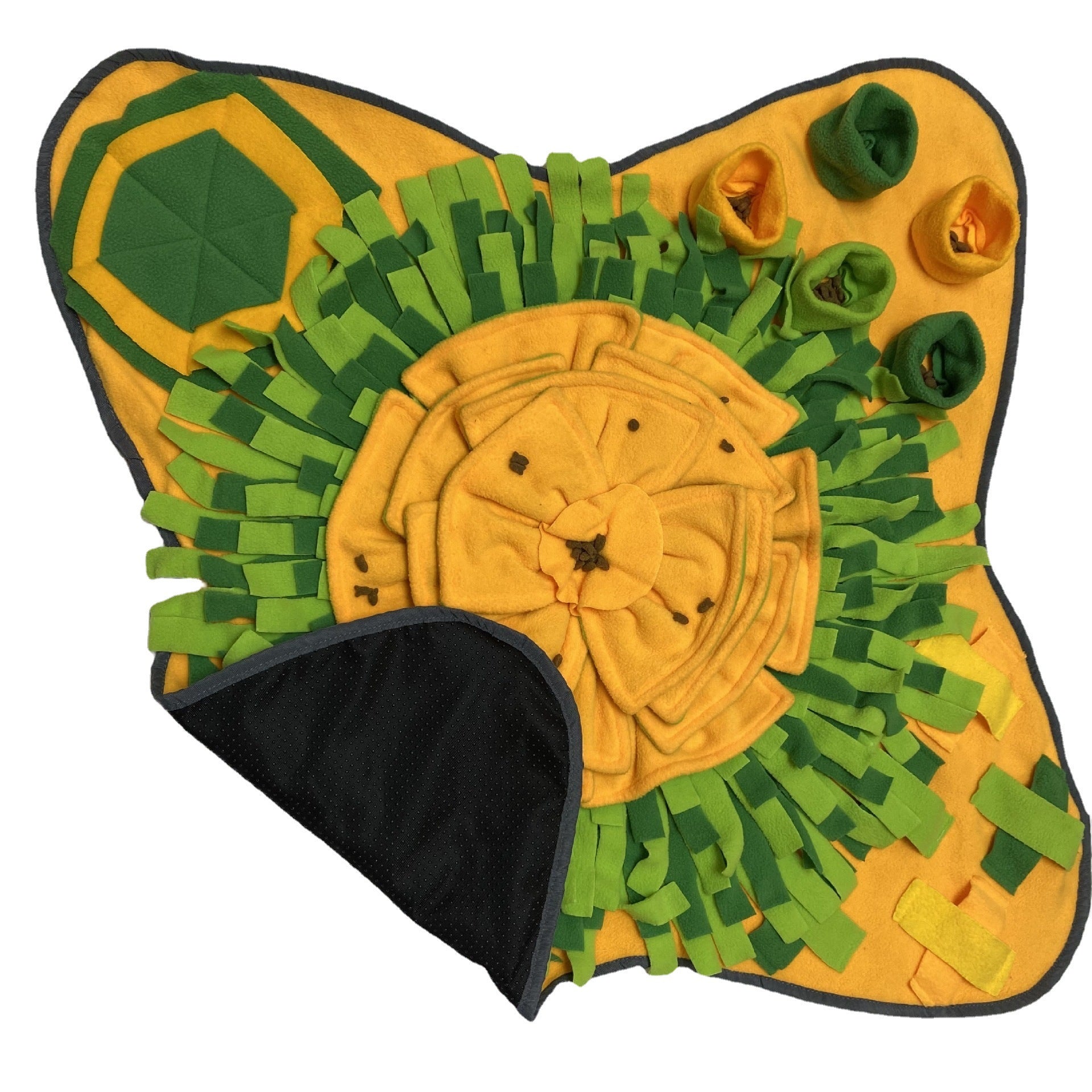 KFX-3457981 Anti-Slip Polar Fleece Slow Food Sniffing Pad for Cats and Dogs