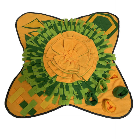 KFX-3457981 Anti-Slip Polar Fleece Slow Food Sniffing Pad for Cats and Dogs