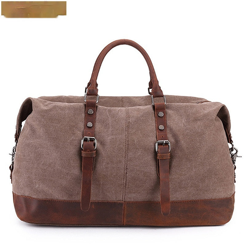 KFX-3459389 Large Capacity Canvas Casual Travel Messenger Bag in Various Colors