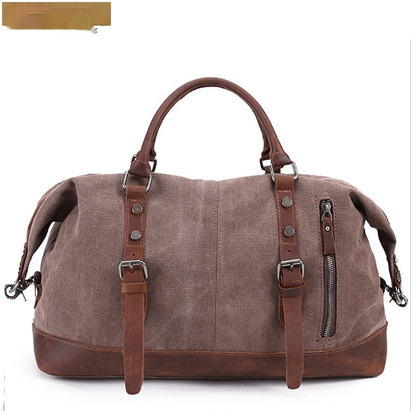 KFX-3459389 Large Capacity Canvas Casual Travel Messenger Bag in Various Colors