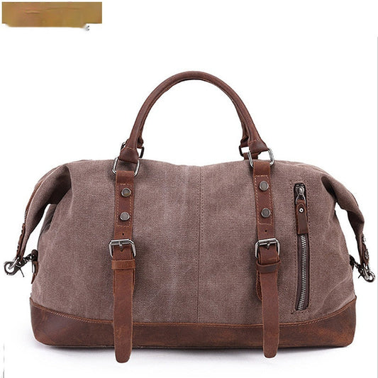 KFX-3459389 Large Capacity Canvas Casual Travel Messenger Bag in Various Colors