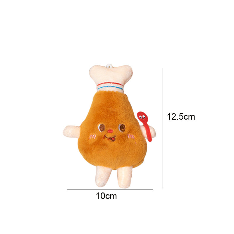 KFX-3460413 Chew-Friendly Cat Mint Hamburger & Chicken Leg Teething Toy for Kittens