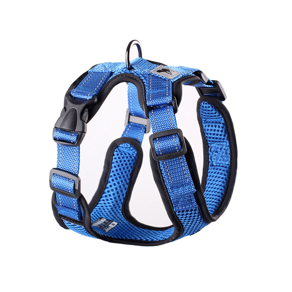 KFX-3462205 Reflective Mesh I-shaped Dog Chest Harness – Breathable & Lightweight, Available in Multiple Colors