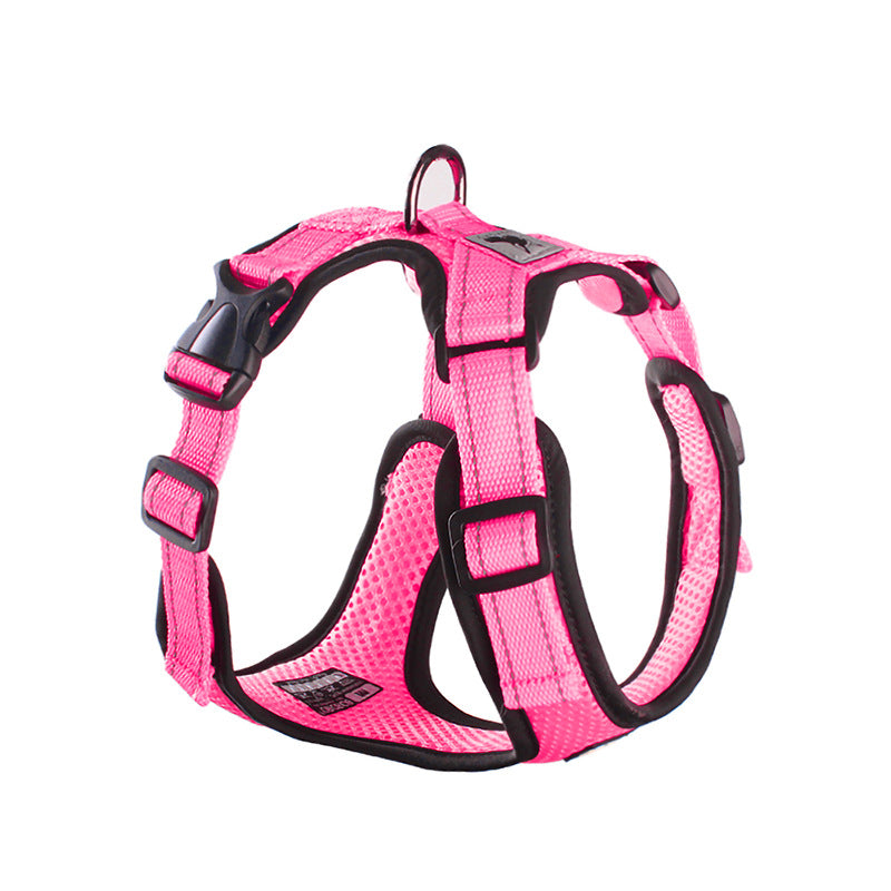 KFX-3462205 Reflective Mesh I-shaped Dog Chest Harness – Breathable & Lightweight, Available in Multiple Colors